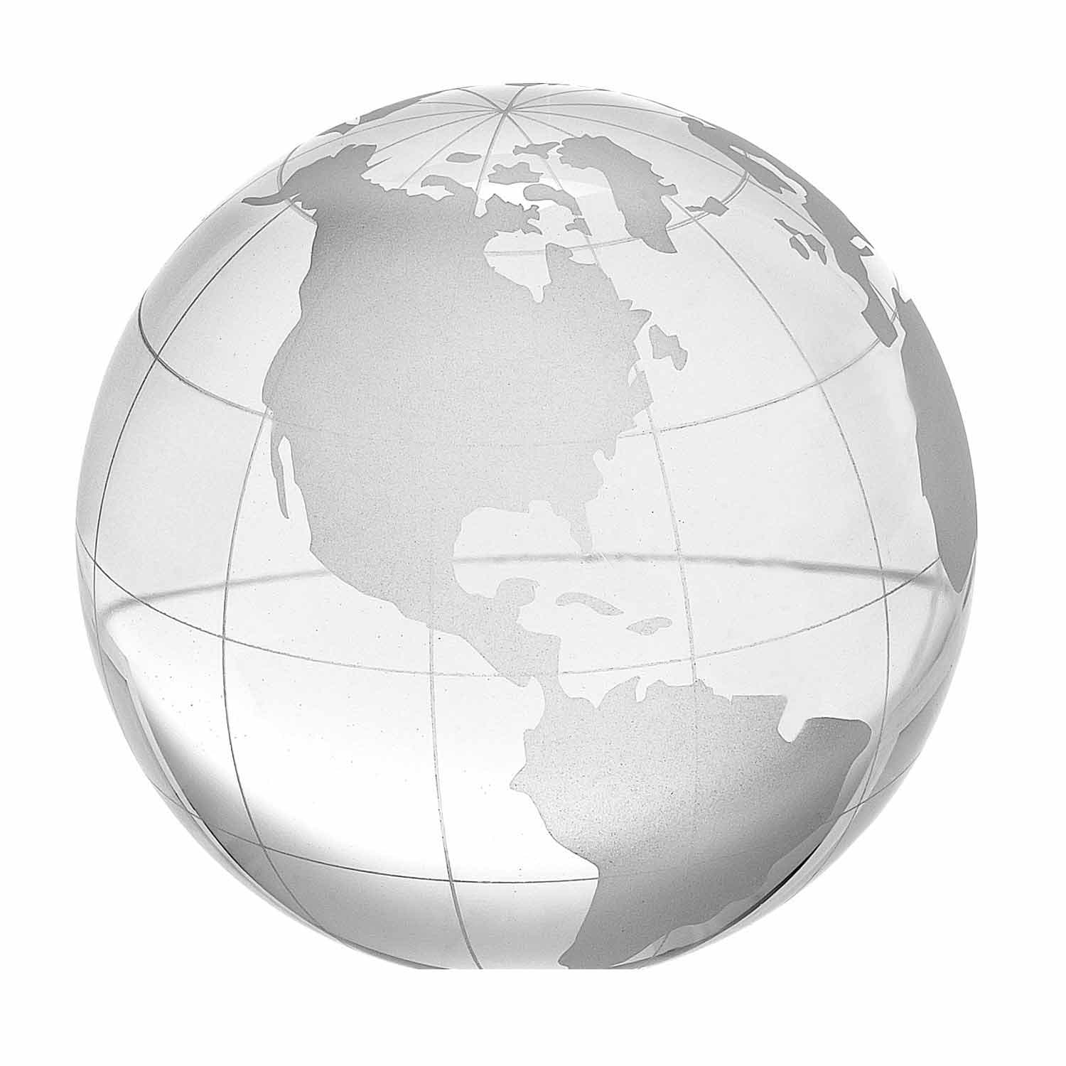 3 inch Globe Paperweight with Gift Box