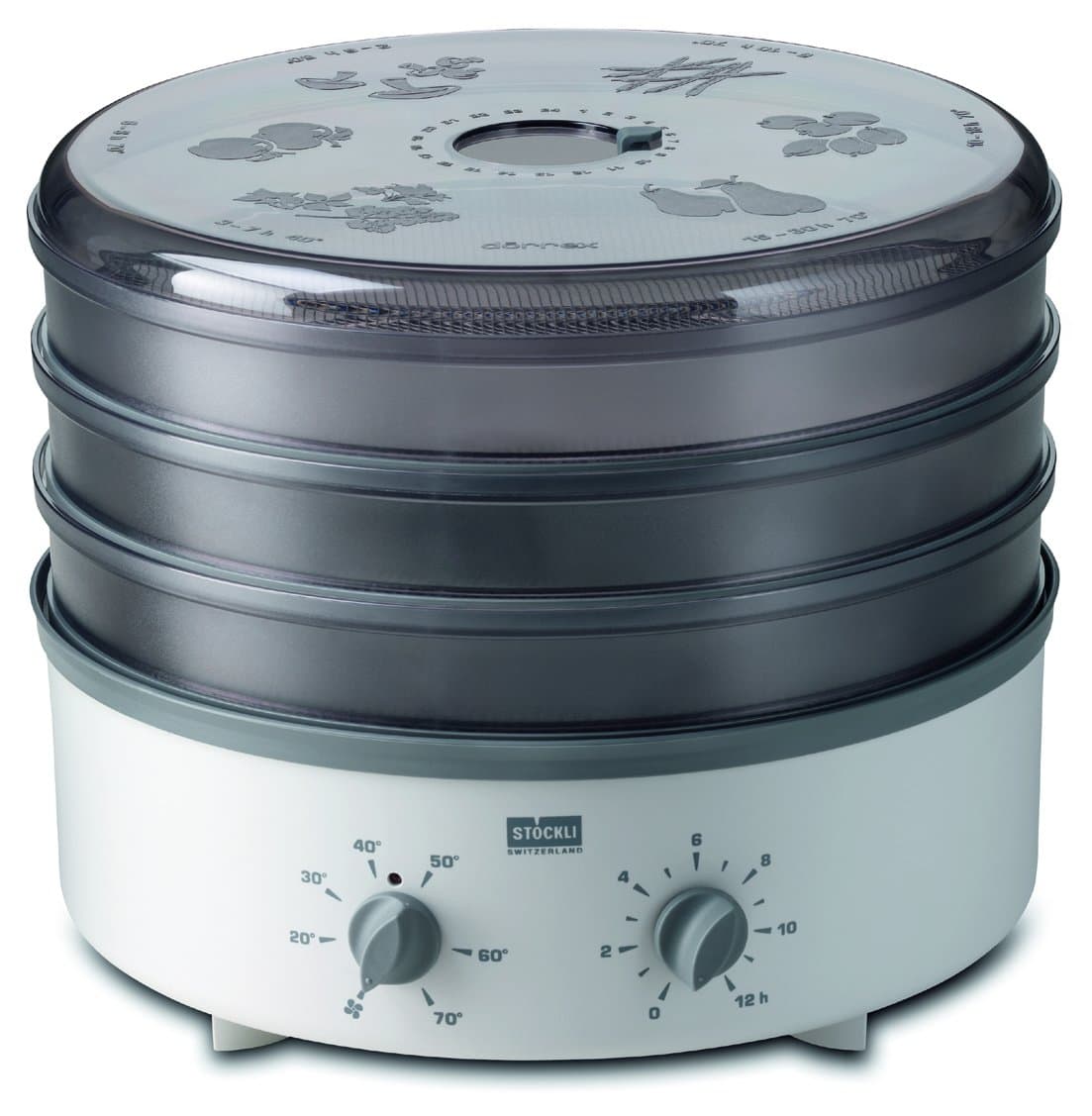 Stöckli Dehydrator with Timer and 3 Metal Grids