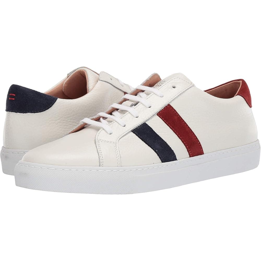 Double Bicolor Stripe Tennis Sneaker