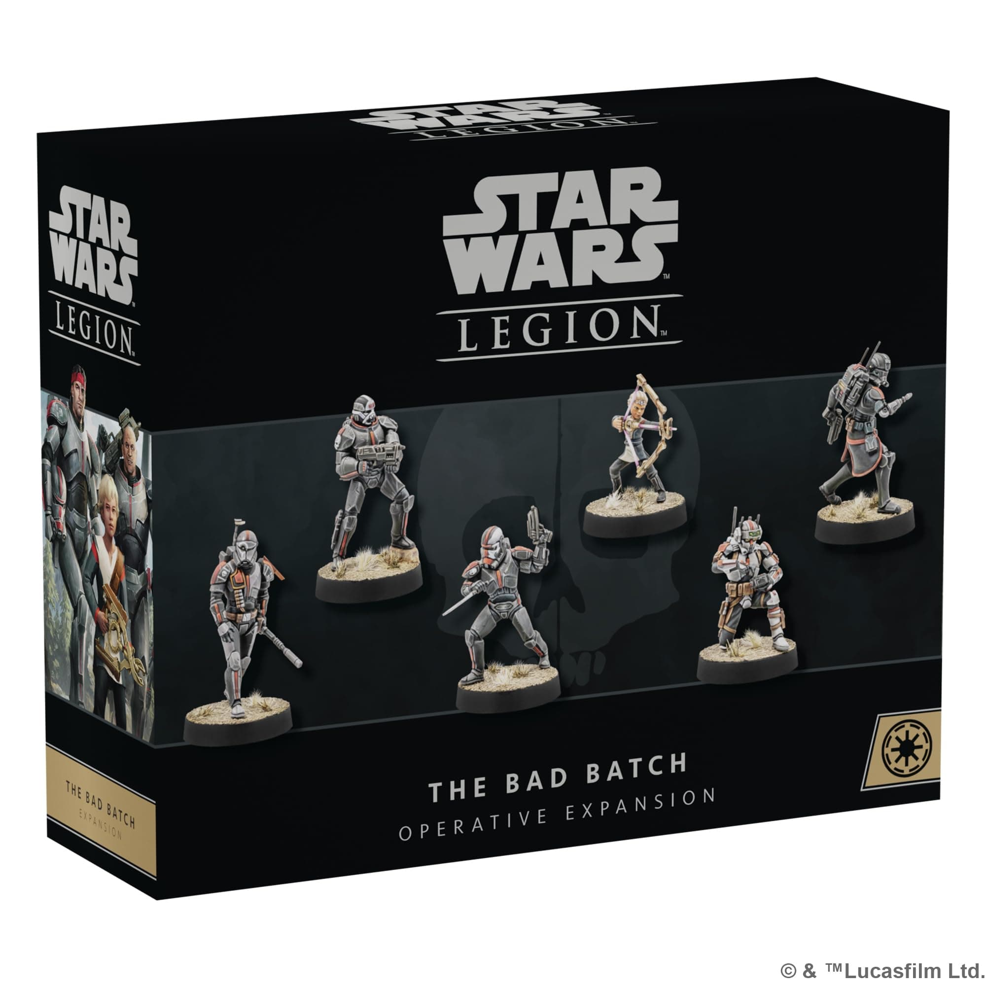 Atomic Mass Games Star Wars: Legion Bad Batch Expansion - Clone Force 99 Miniatures Pack! Tabletop Miniatures Strategy Game for Kids & Adults, Ages 14+, 2 Players, 3 Hour Playtime, Atomic Mass Games