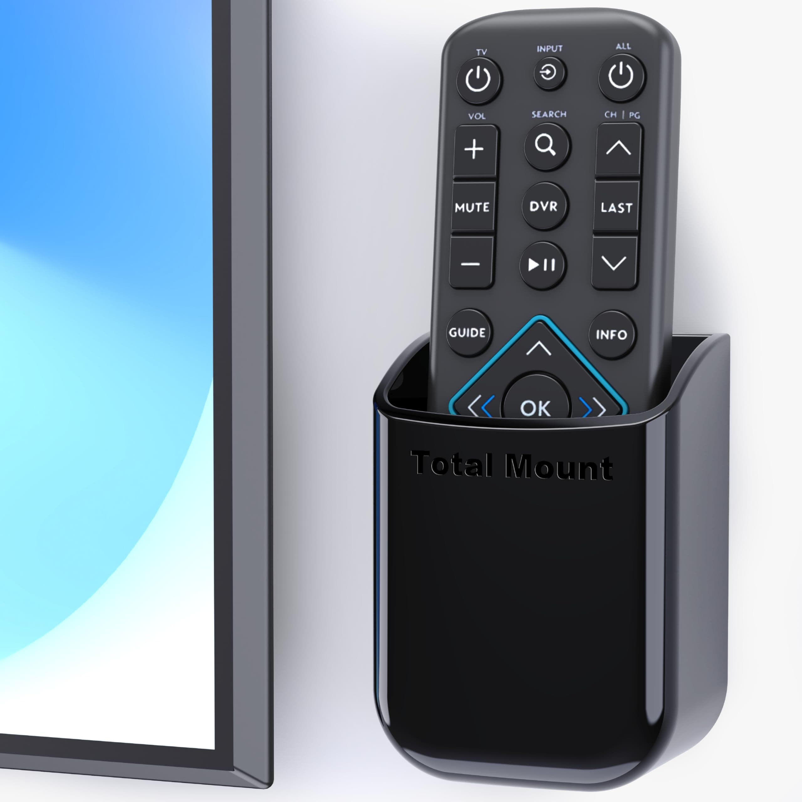 Universal Remote Control Holder - Medium (Black)