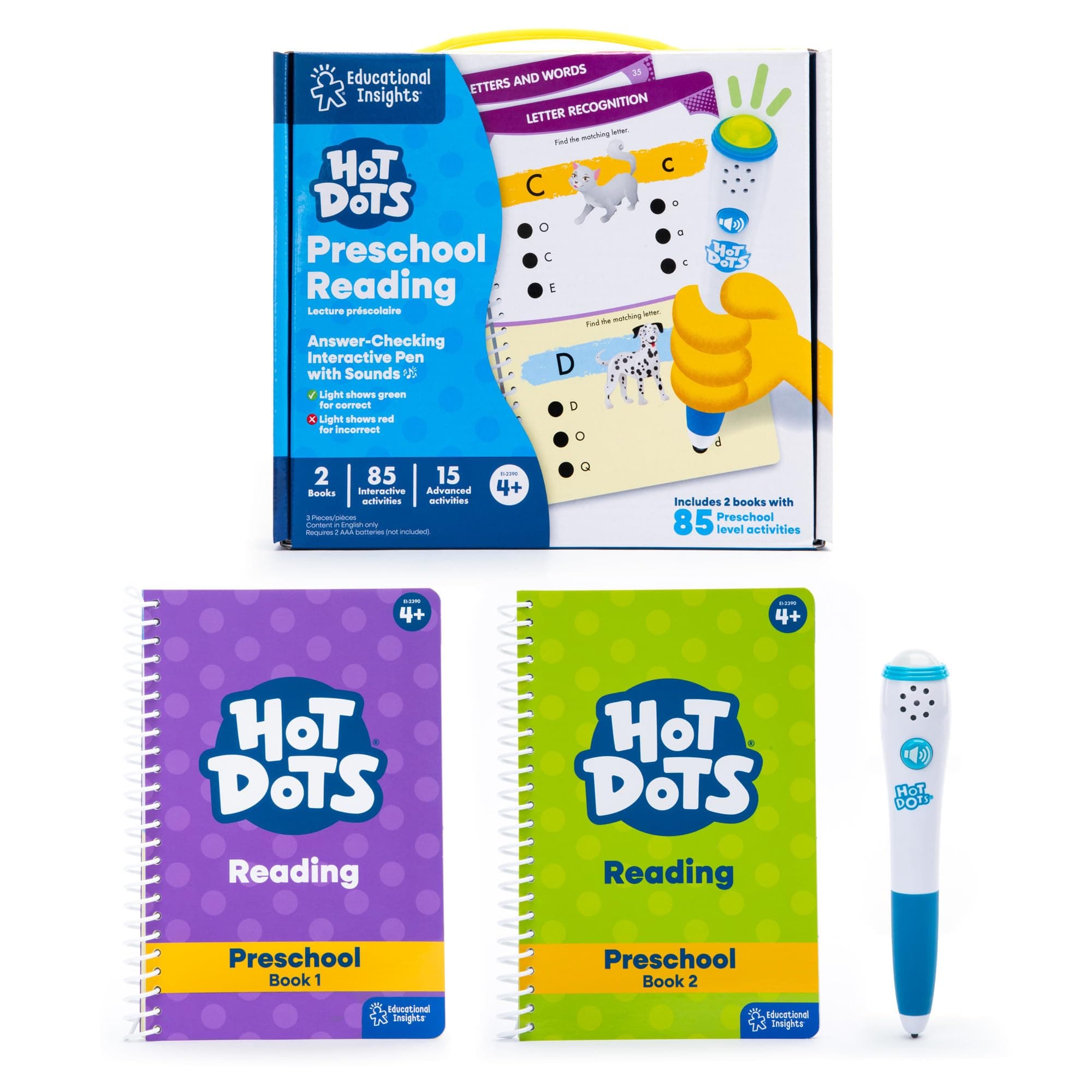 Educational Insights Hot Dots Jr. Let's Master Pre-K Reading