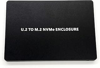 Mustpoint M.2 to U.2 Adapter - for M.2 PCIe NVMe SSDs - PCIe M.2 Drive to U.2 (SFF-8639) Host Adapter - M2 SSD Converter (U2M2E125)