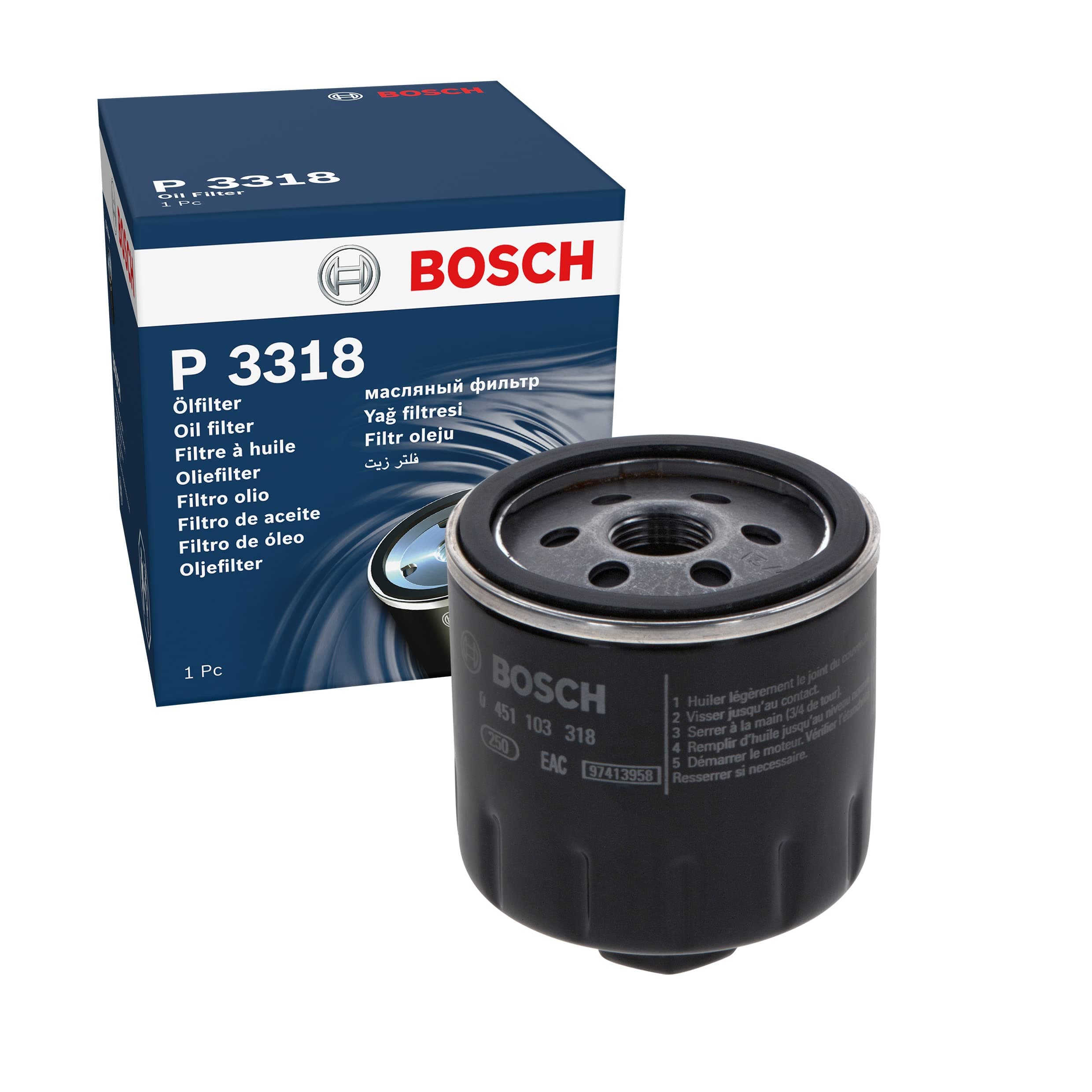 Bosch P3318 - Oil Filter Car
