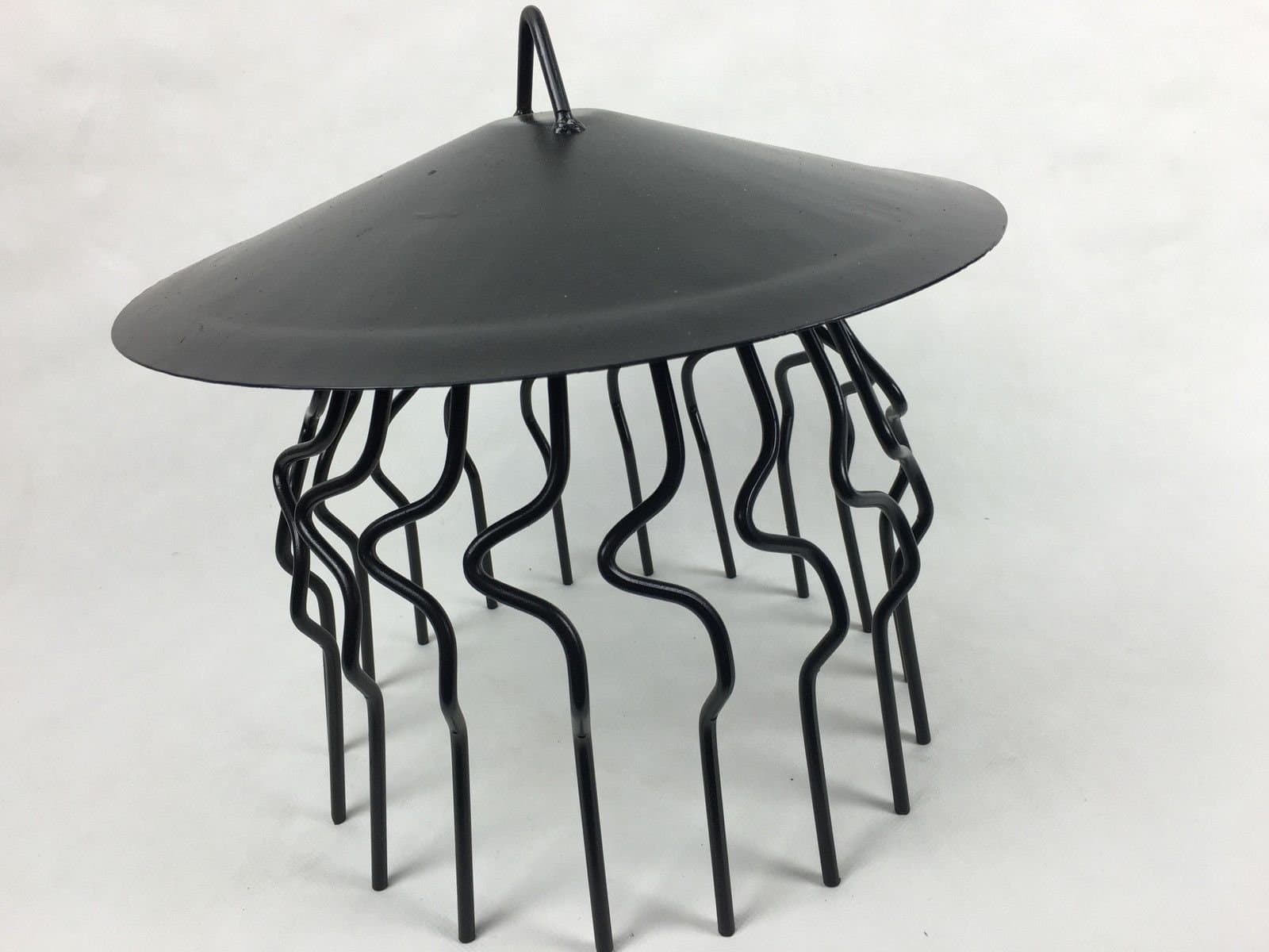 2 Chimney Bird Cage Guard Rain Cap Anti-Down Draught Fire Roof Cowl 3in1 Hood