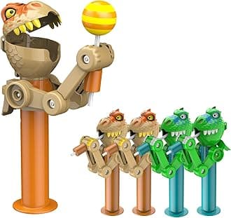 Creative Design Eat Lollipop Robot Lollipop Holder Funny Lollipop Station Gift Fashion Decompression Toy pop ups Lollipop -4 Packs
