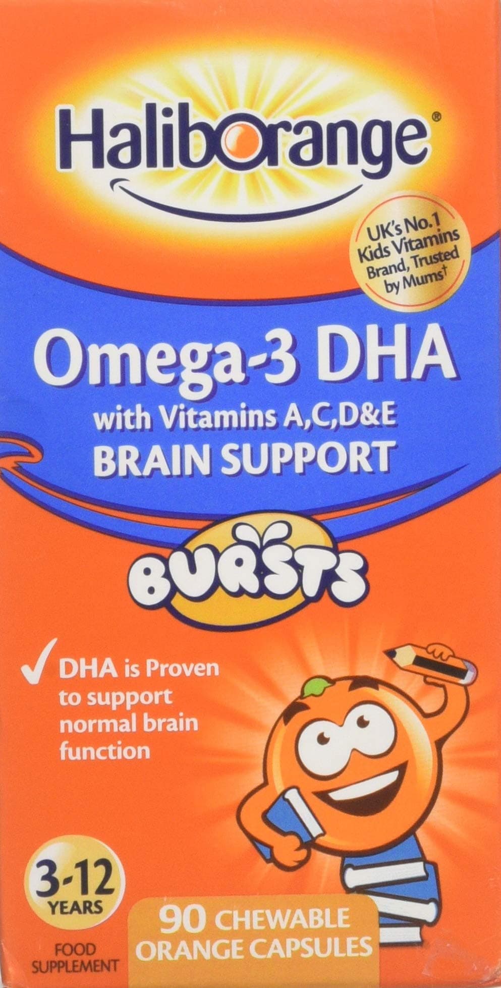Kids Omega-3 Chewy Orange, 90 Count, 100 grams
