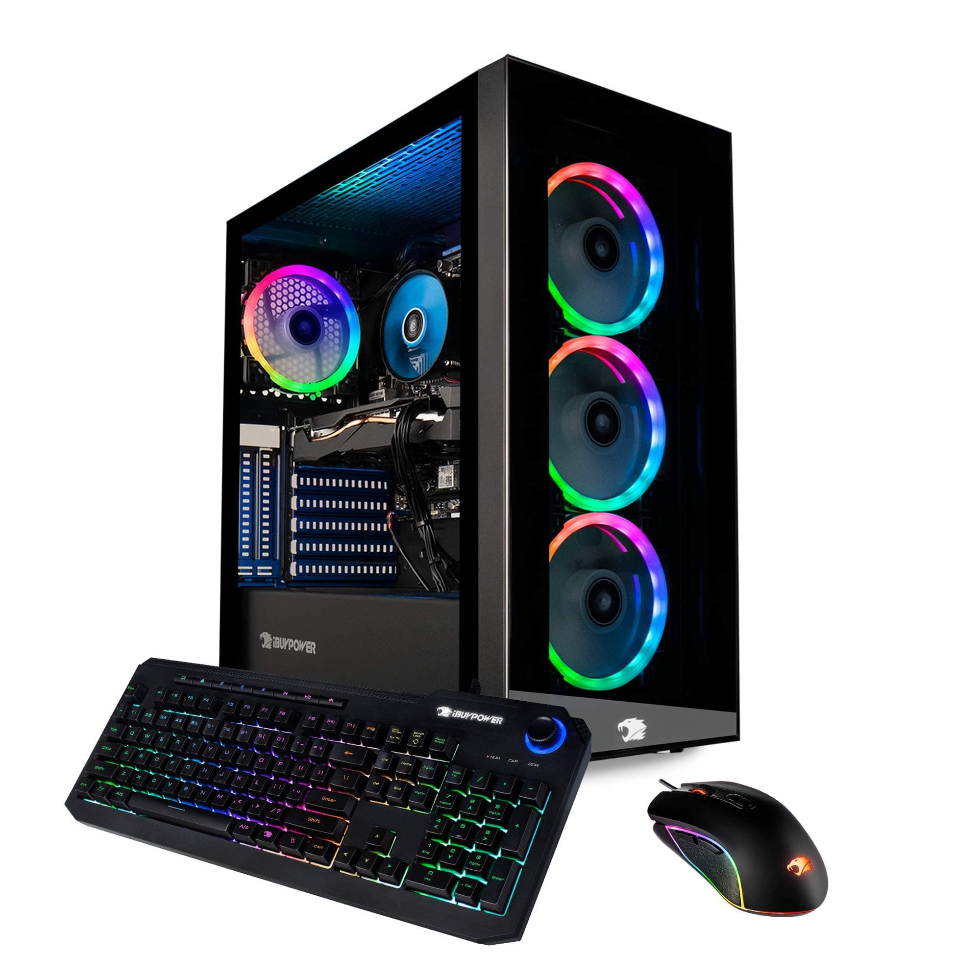 Pro Gaming PC Computer Desktop Element MR9700v2 (AMD Ryzen 3 3100 3.6GHz, AMD Radeon RX 570 4GB, 8GB DDR4 RAM, 240GB SSD, 1TB HDD, Wi-Fi Ready, Windows 10 Home)