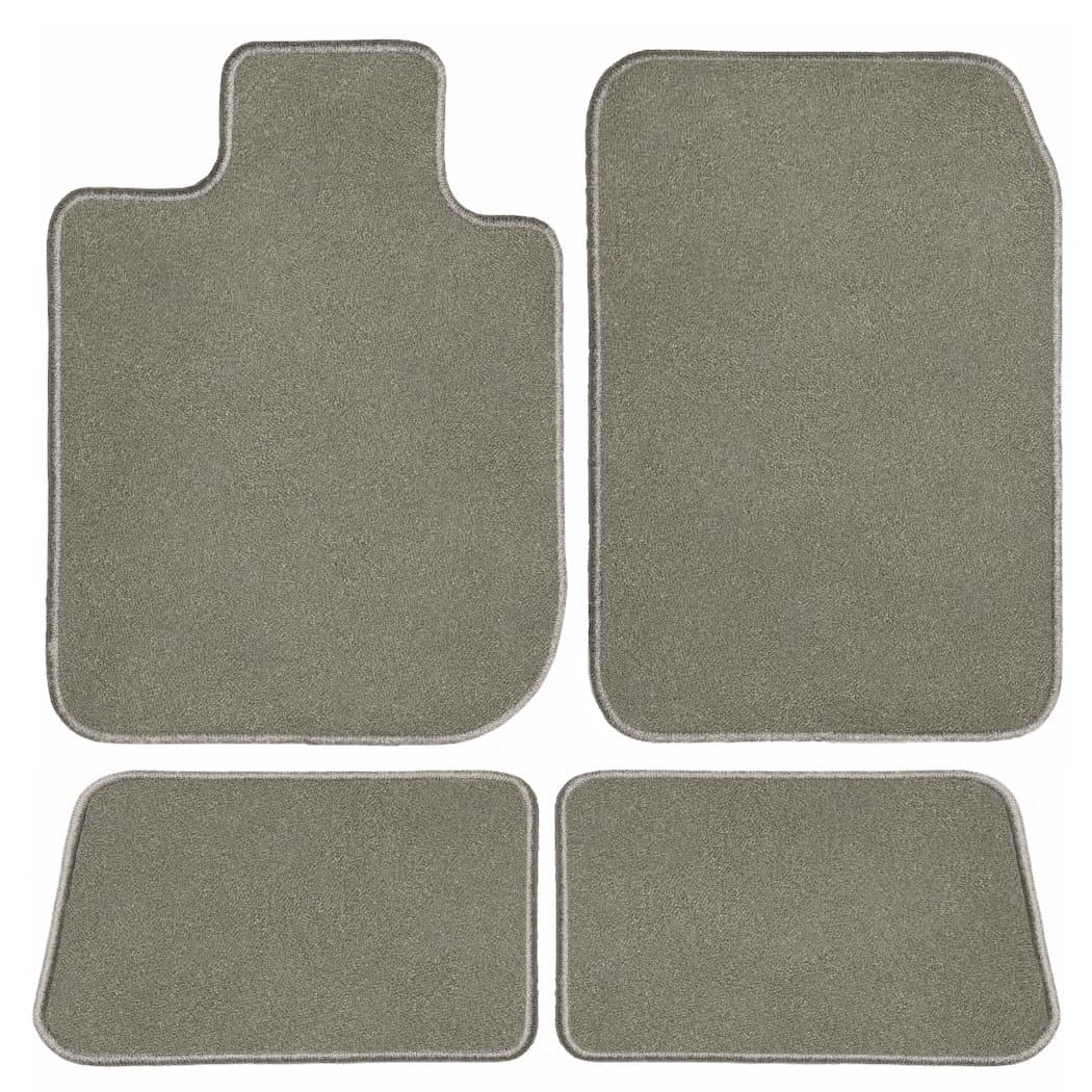 GGBAILEY Two Row Set Custom Car Mats for Select Renault Megane Models (Grey_Standard)