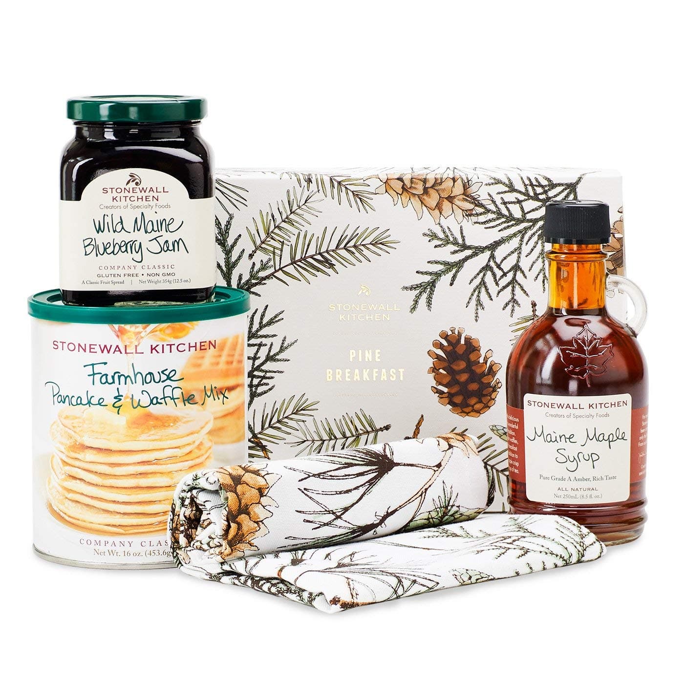 Stonewall Kitchen, Pine Breakfast 4-Piece Gift Box