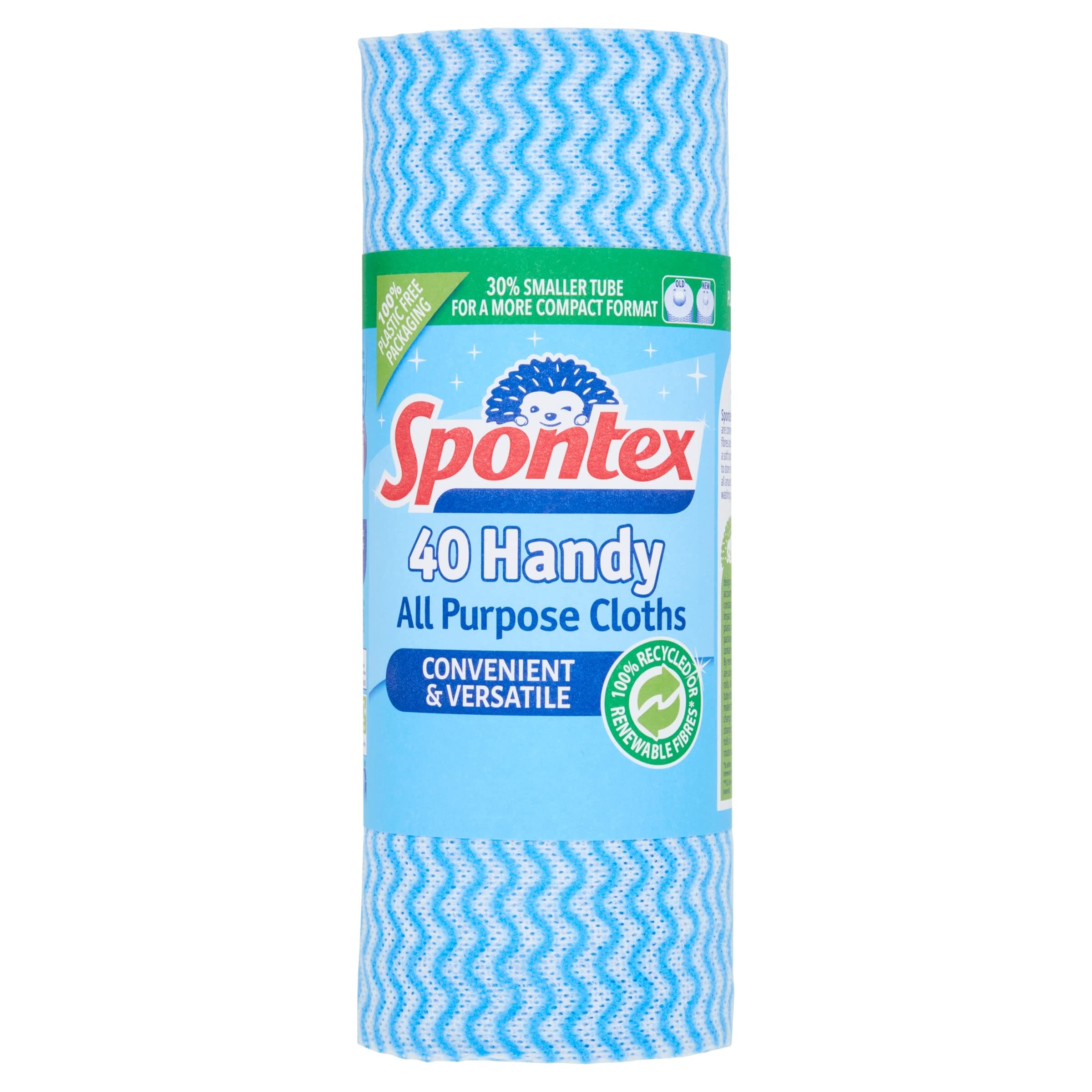 Spontex 40 Handy All Purpose Cleaning Cloths on a Roll