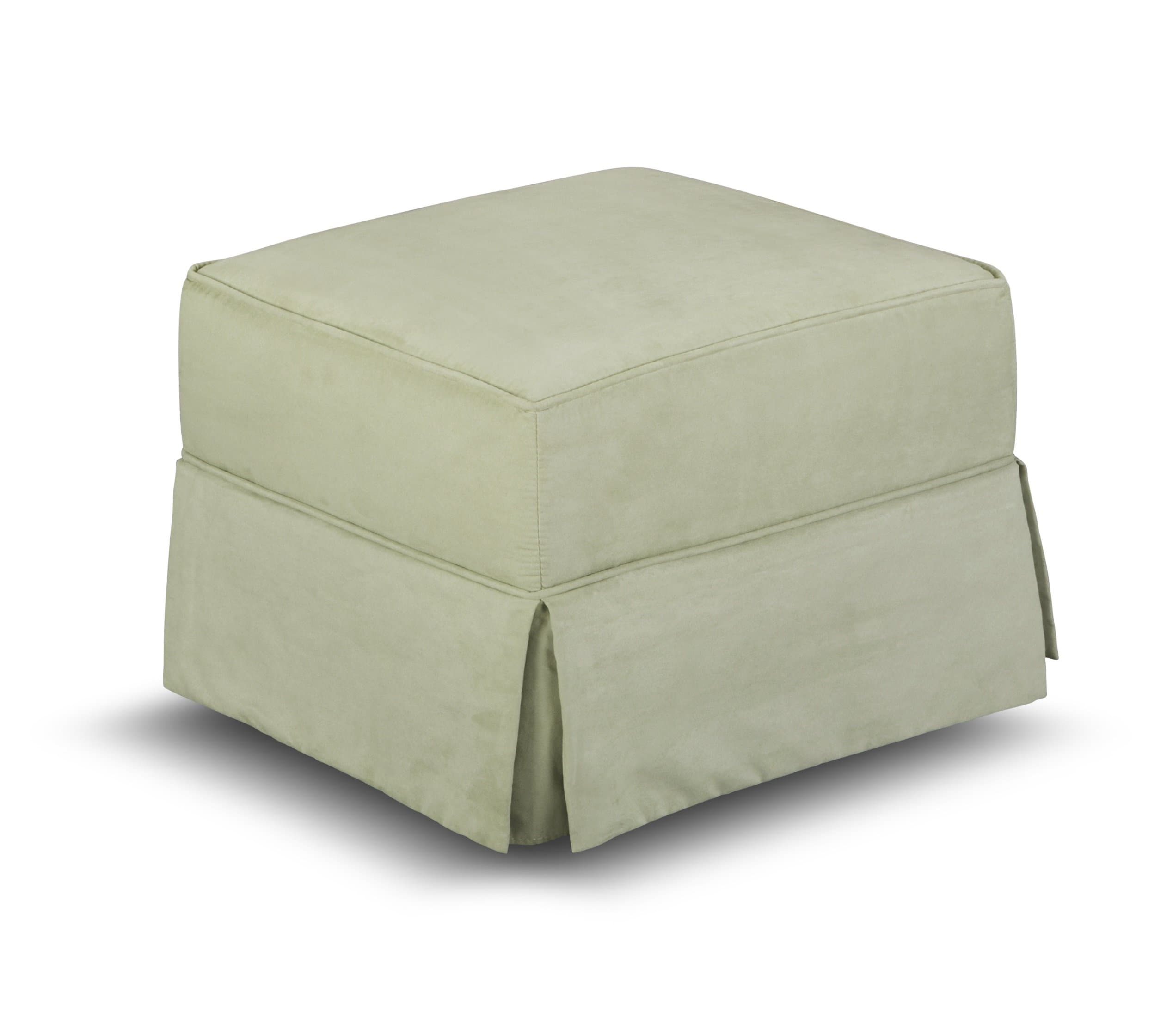 Universal Upholstered Ottoman, Sage