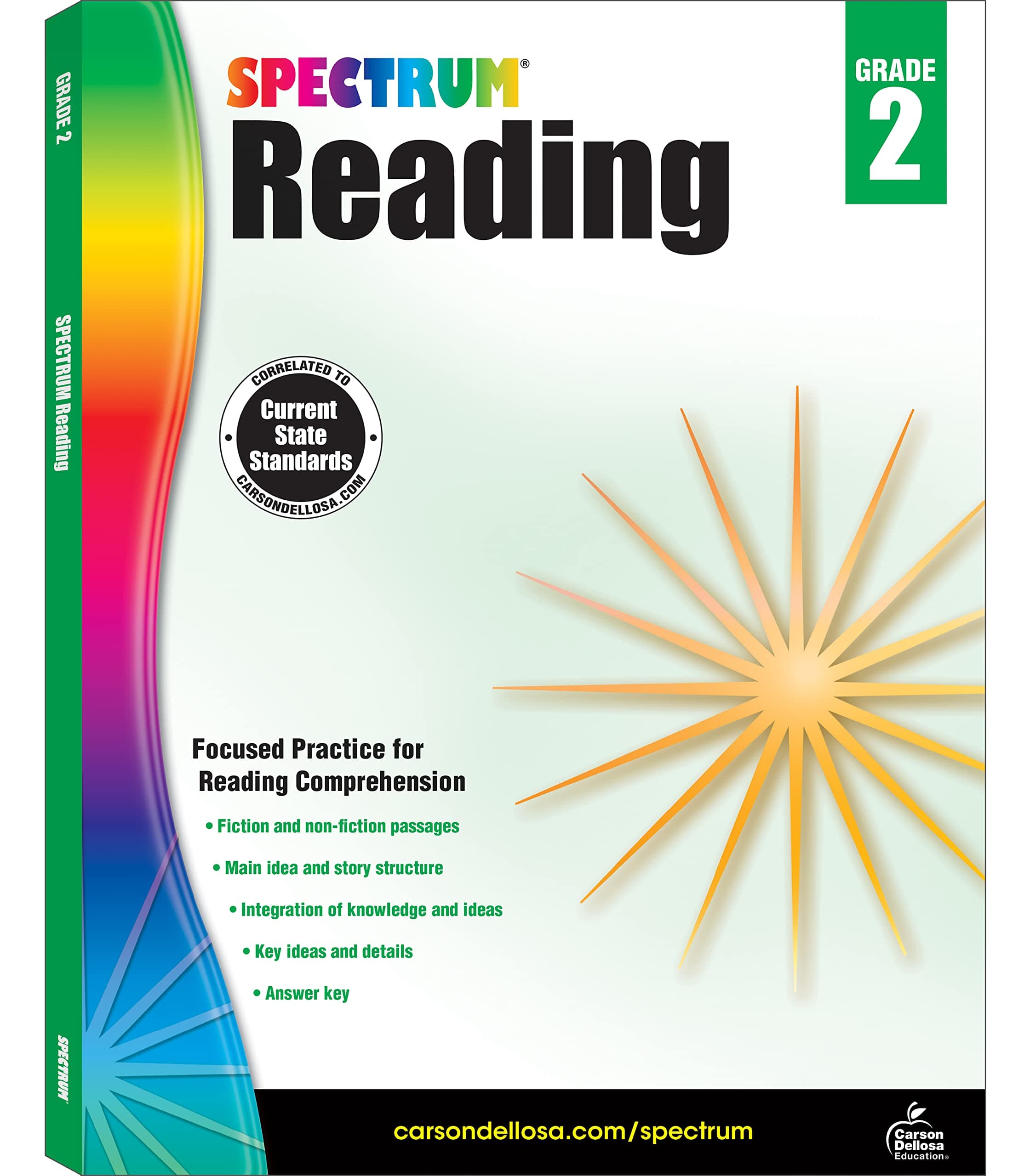 Spectrum 2nd Grade Reading Comprehension Workbook