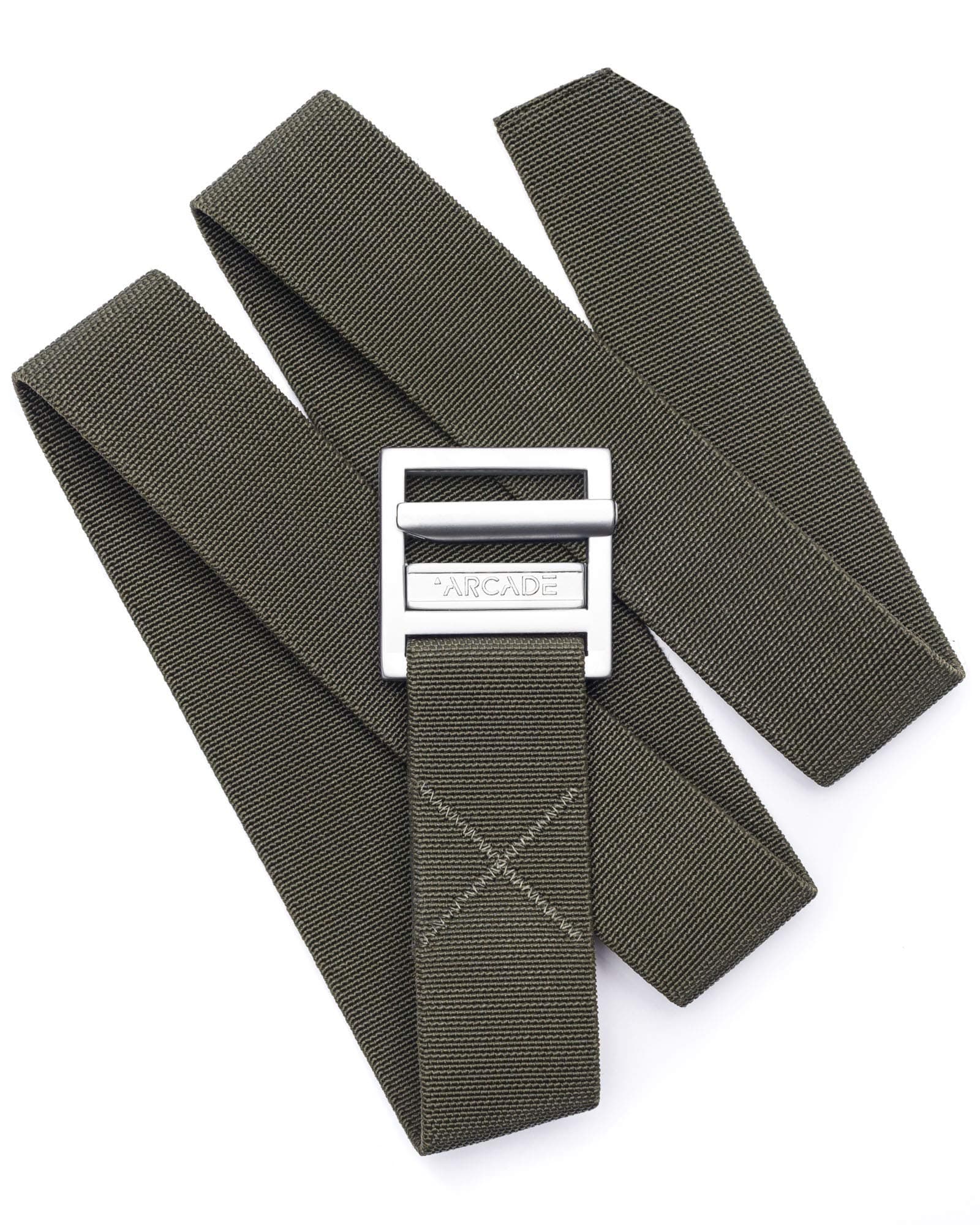 Arcade Mens Utility Guide Belt -Tech Stretch Webbing Green