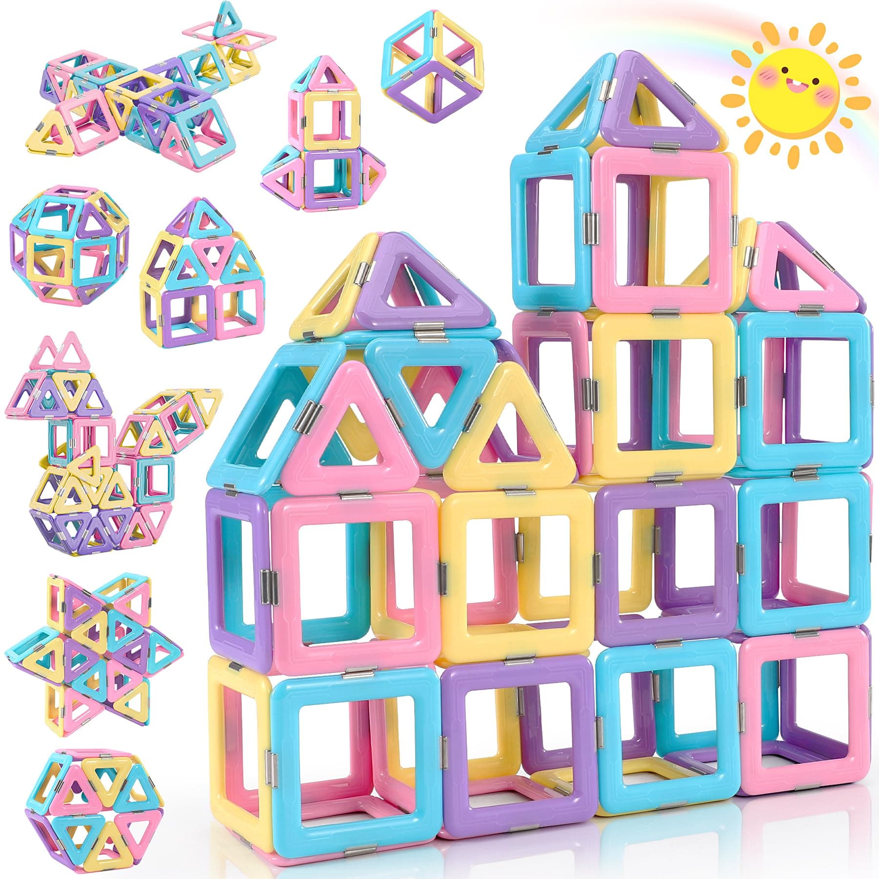 Lovchil 36PCS Magnetic Tiles