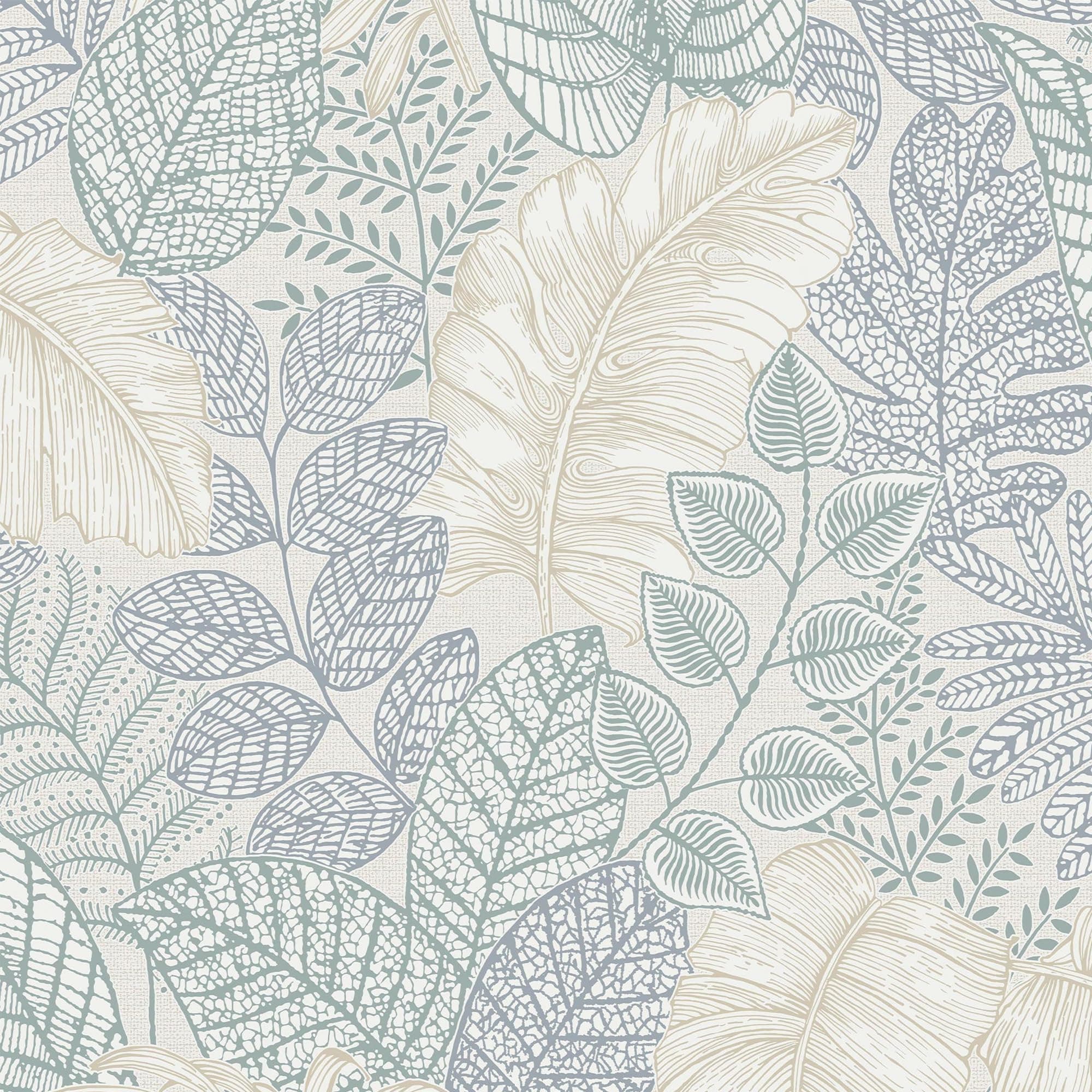 Superfresco EasyScattered Leaves Duck Egg