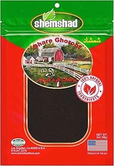 Shemshad Lavashak Ghareghoroot (Black Curd) Authentic Persian Style Sour and Salty Fruit Layer Made in USA Certified Kosher 2oz لواشک قره قوروت