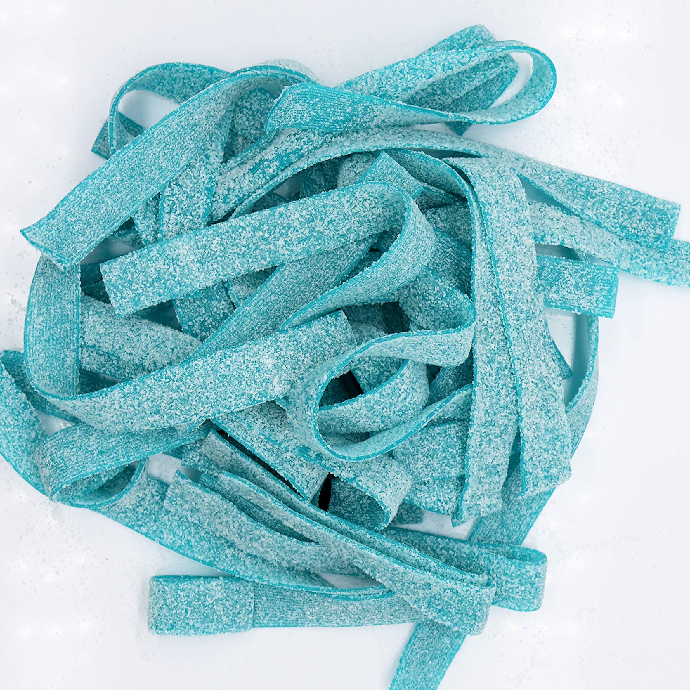 Smarty Stop Sour Gummy candy Strips (Blue Raspberry, 1 Pound)