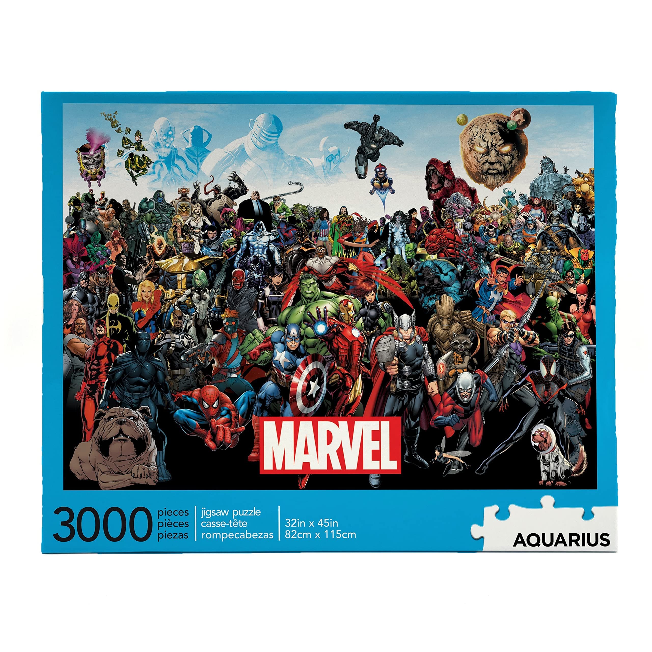 AQUARIUS Marvel Comics, Cast 3000 Piece Jigsaw Puzzle
