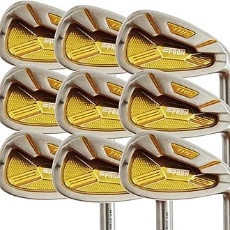 Japan Pron Iron Mens Golf Club Set,Chrome Finish,TRG22 Model,Matrix Stain Steel